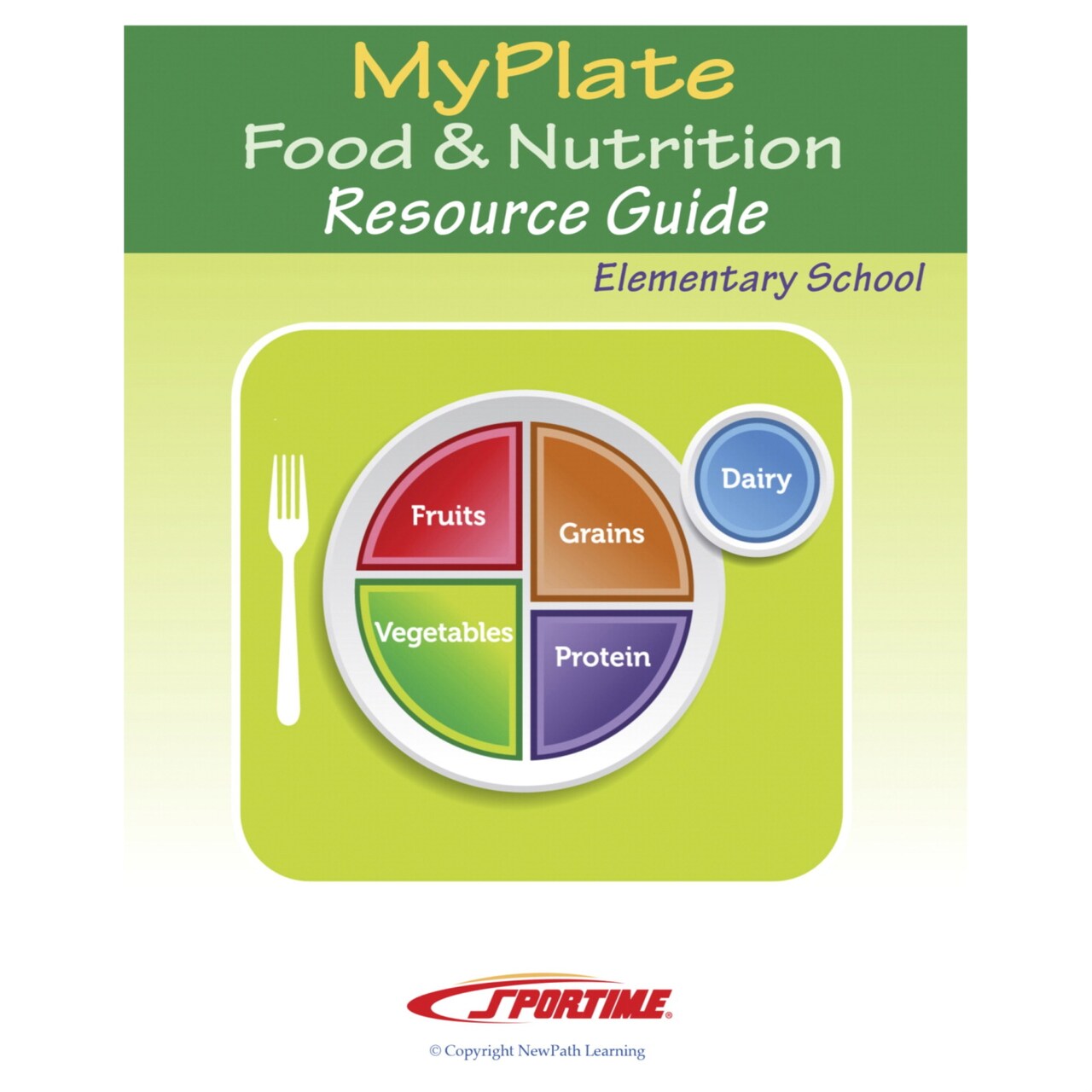 Sportime MyPlate Food & Nutrition Student Learning Guide, 44 Pages, Grade 1 to 4